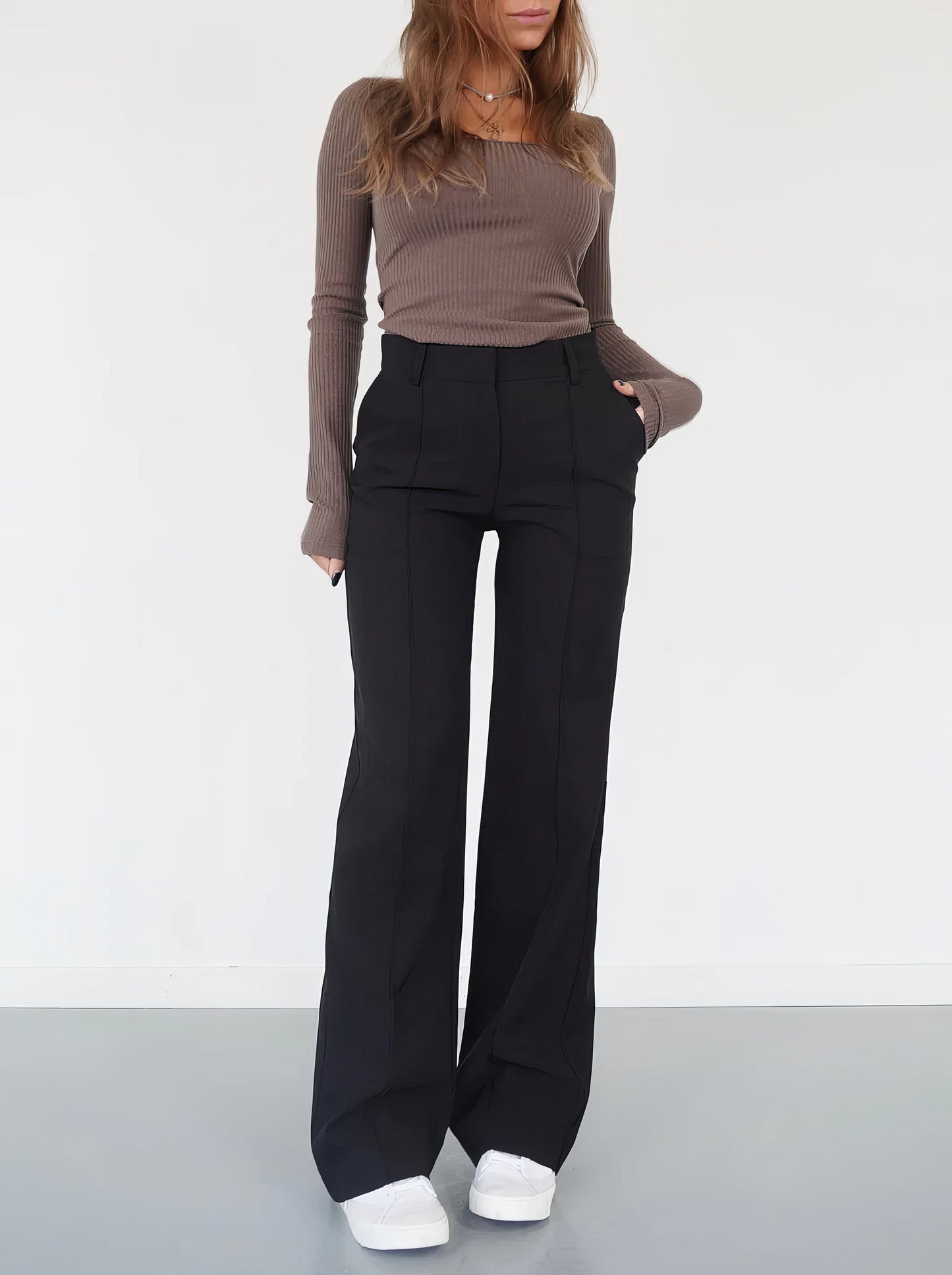 Pantalon High Waist