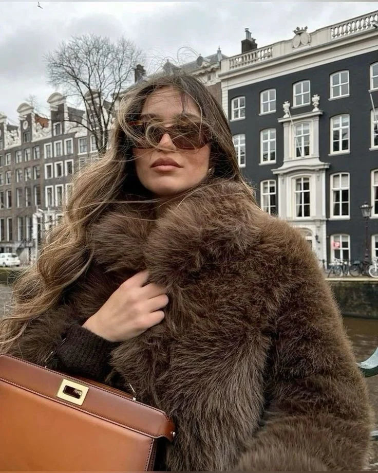 JULIE | Faux Fur Coat